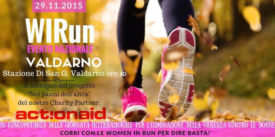 WOMEN IN RUN – RUNNING FLASH-MOB BENEFICO – 29 NOVEMBRE 2015